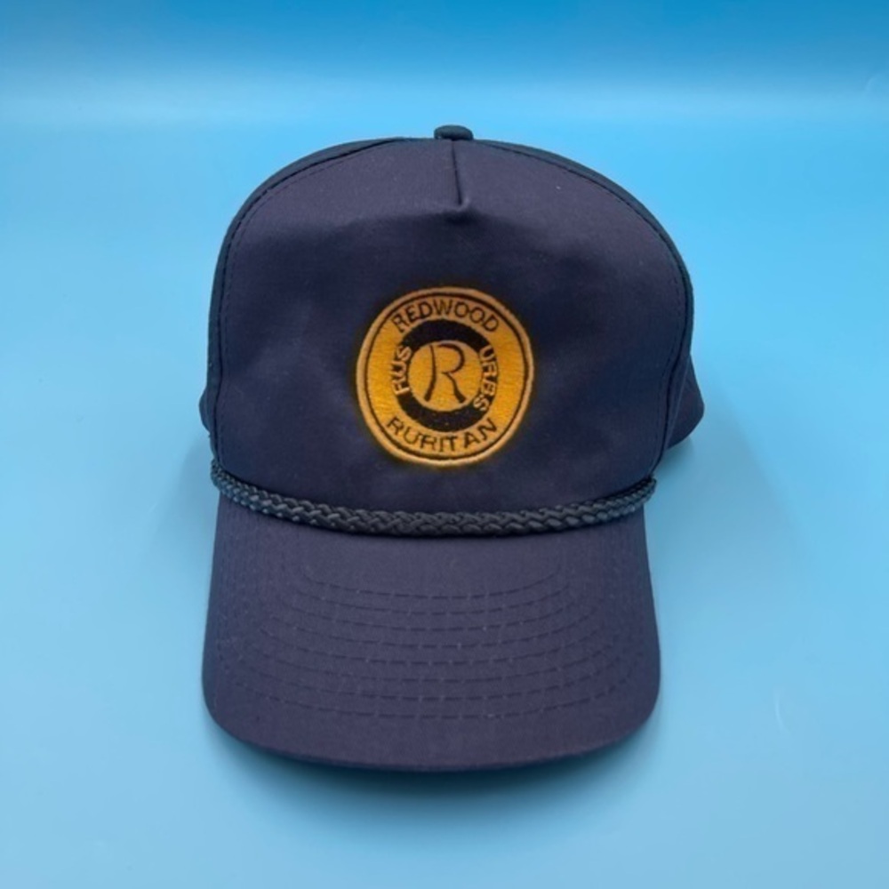 Vintage Redwood Ruritan Navy Blue Trucker Hat 90's